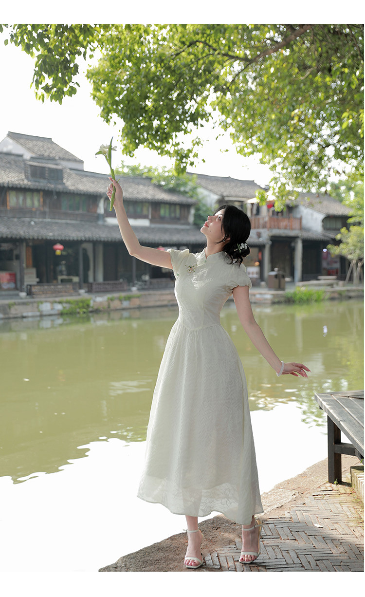 恋空 新チャイナスタイル レトロモダンチャイナドレス thevillage-cn