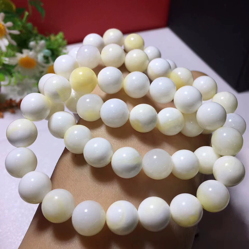 Vòng đeo tay bằng lụa tự nhiên Golden Silk Shell Golden Silk Shell Vỏ lớn Thời trang Trang sức Quà tặng - Vòng đeo tay Clasp