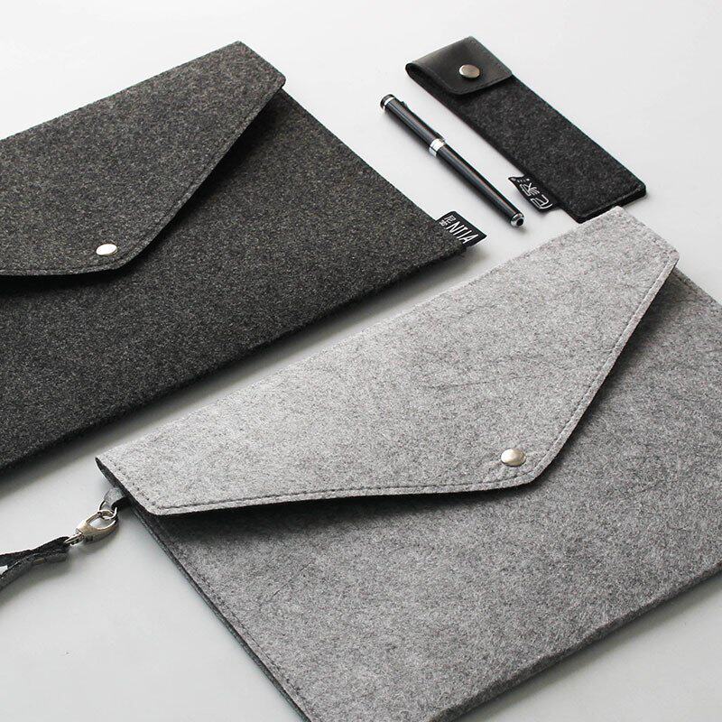Minima felt document bag A4 File bag upscale office bag briefcase briefcase Handbags customizable