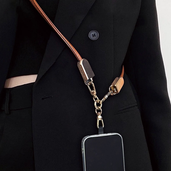 星系源手机挂脖绳快充数据线二合一适用苹果17/16/15快充iPhone14/13/12CtoL系列适用安卓type-c机型实付29.9元到手包邮