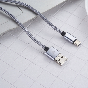 2a铝合金尼龙编织快充数据线