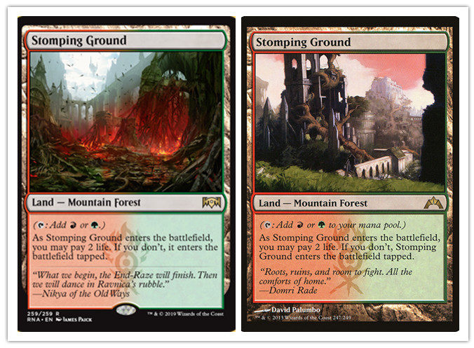 Magic Storm Stomping Ground Chinese English Japanese GTC RNA Stomping Ground