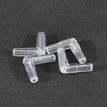 Aeration pump aquarium accessories oxygen pipe joint oxygenation distributor 4mm right angle straight through fish tank elbow