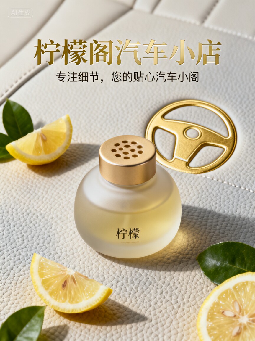 柠檬阁汽车小店的LOGO