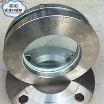 304 stainless steel flange pair nipped mirror view flush JB593-64 piping boron silicon toughened glass windows view cylinder