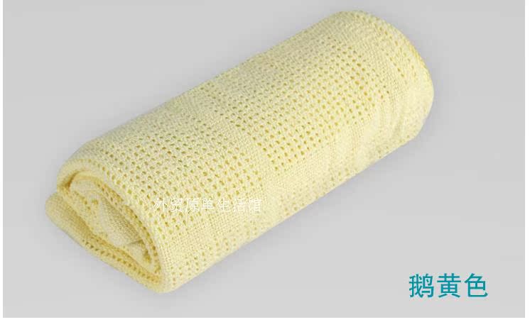 Tiếp thị trực tiếp chăn bộ đồ giường khăn chăn chăn cotton xuất khẩu giải trí chăn lỗ thấm cotton thoáng khí