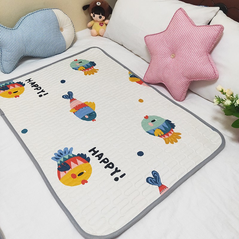 Japanese anti-urine mat waterproof baby washable pure cotton Four Seasons Aunt Super Size Kindergarten Small Mattress Wash