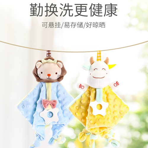 Японское успокаивающее полотенце для сна, ручная кукла, игрушка, 0-1 лет