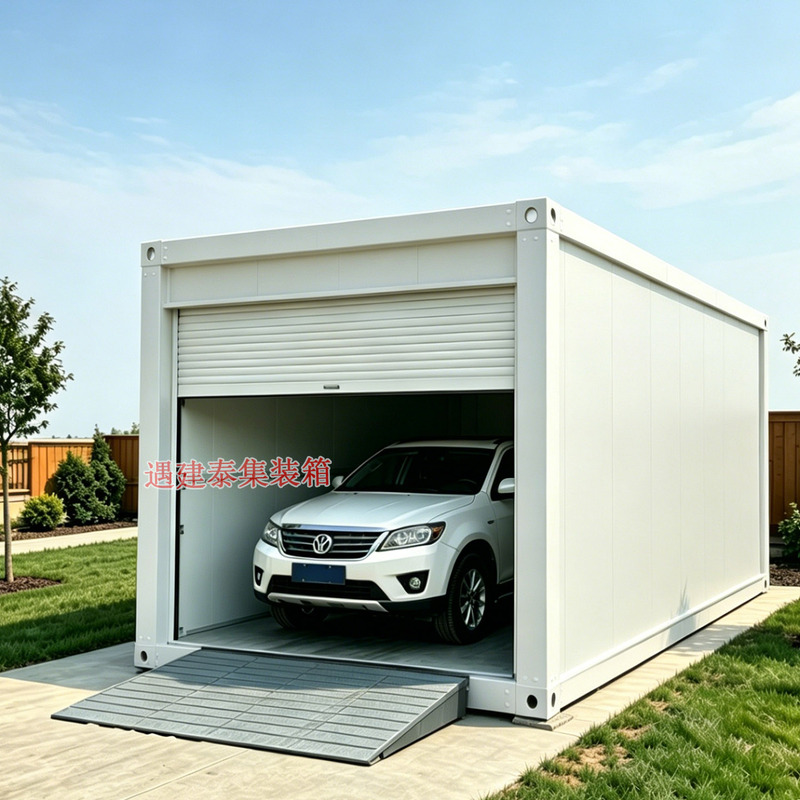 Container-Style Garage, Car and Motorcycle Shed, Quick-Assemble Container, Mobile Garage, Underground Activity Building, Disassembled Parking Shed