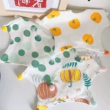 Свежий хлопковый детский слюнявчик для младенца, тонкий нагрудник подходит для мужчин и женщин
