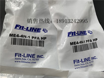 American FIT-LINE Imports PFA joint flaring joint PFA external tooth L type joint ME4-4N-1