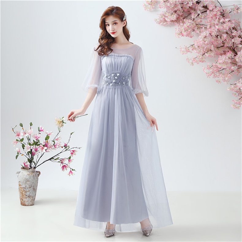  Large code (110--130 catties) spot+Long, puff sleeves  
