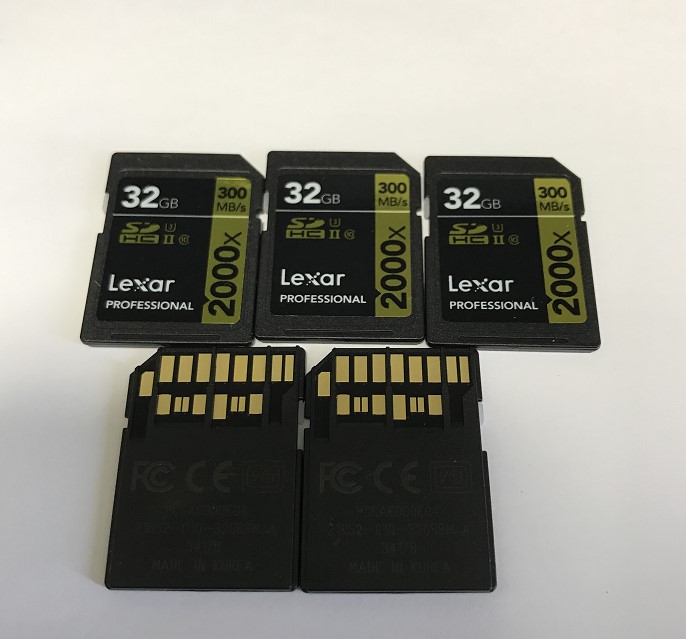 Rexha Lexar SD card 32G SD32G 2000X 4K UHS-II type single eye high speed camera card