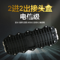 Zhongtian double-ended cable connector box two in two out GJS1011-24 core bundle overhead 48 core connector box