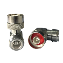 Pure copper N-JKW feeder right angle elbow adapter nma-nf N-type yin and yang right angle adapter Hengxin