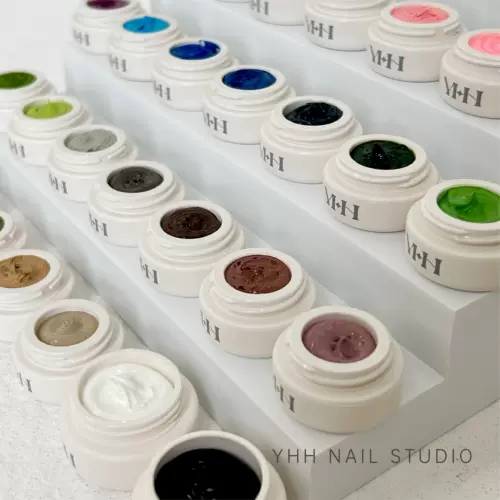 YHH YINGHE Pigment Glue 40 Цвет U01-40 Бесплатная стирка текстура масла краска Клей Эффект 2G банка бронированного польского клея