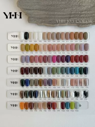 Yhh Yinghe 103 Набор цветных клеев Консервированный цветной клей Ингредиенты Безопасные 5 г Клей для фототерапии Полный набор клея для лака для ногтей