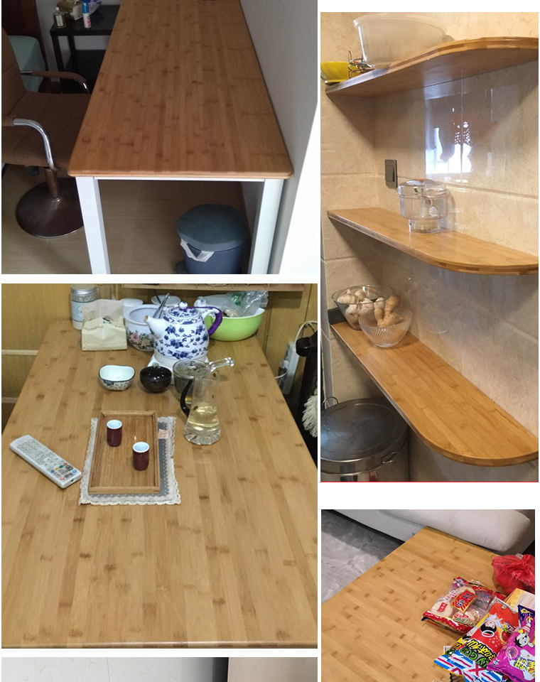 Bảng gỗ rắn bảng gỗ hình chữ nhật tròn bảng đầu bảng điều khiển nhà từ kệ giá lớn bảng tùy chỉnh - Kệ kệ giày