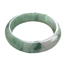 Burmese jade waxy orchid jade bracelet in the year of birth round thin waxy concubine bracelet full green jade bracelet old pit jade bracelet