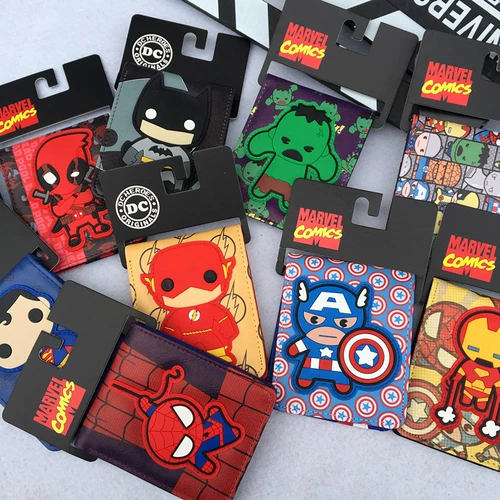 Трендовый мультяшный короткий бумажник, подходит для подростков
