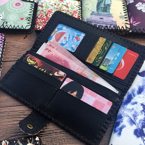 Этнический длинный бумажник из провинции Юньнань, кошелек, картхолдер, этнический стиль, городской стиль, китайский стиль, подарок на день рождения