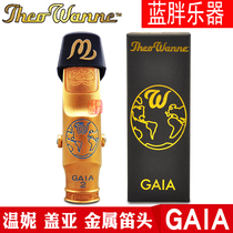 American THEO WANNE GAIA2 WINNIE GAIA 2nd generation alto down e saxophone metal flute head 18 years old new