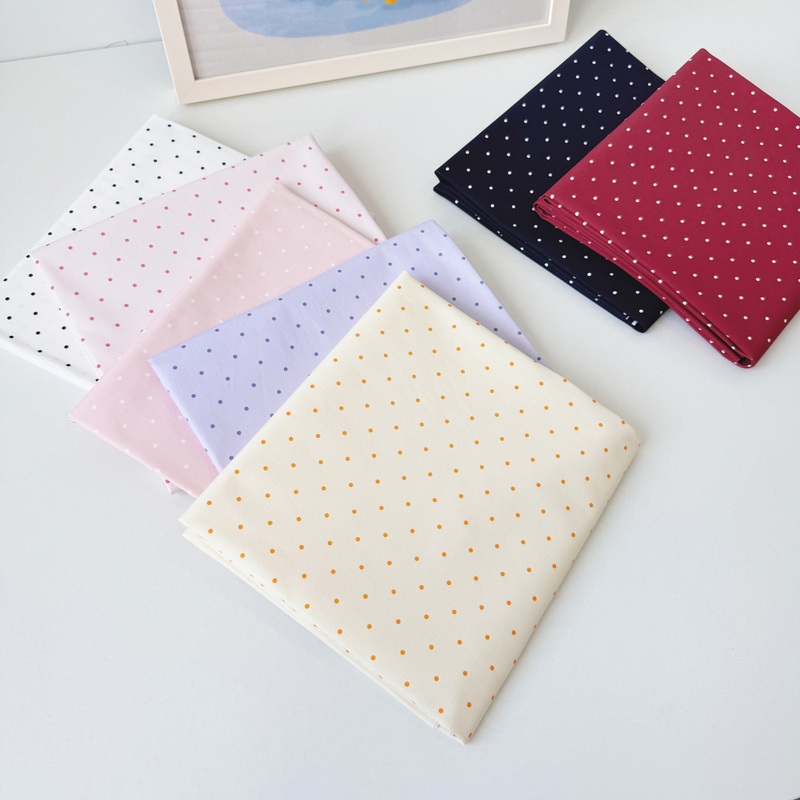 【Fine Canvas】Colorful Large Polka Dot Fine Canvas DIY Handmade Bags Pet Crafts 【Fine Canvas】Colorful Large Polka Dot Fine Canvas DIY Handmade Bags Pet Crafts
