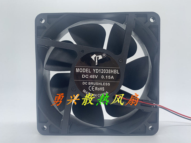 New new YD 48V0 15YD12038B48HBL large air volume cabinet computer cooling fan