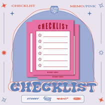 BlankLabel Check List pad hand account material inventory List notes memorandum