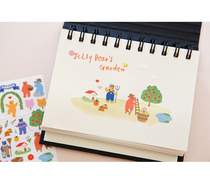 Spot | Korea INS popular account decoration sticker bear happy life holiday gardener birthday series