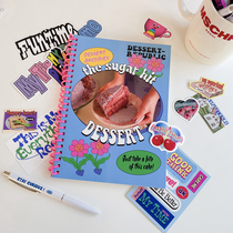 BlankLabel Sugar hit A5 circle color page blank Universal Notebook notepad sketches