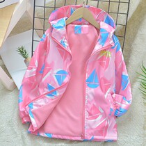2021 new girl plus suede submachine clothes for children autumn and winter thin suede integrated suede jacket baby foreign air even hat blouses