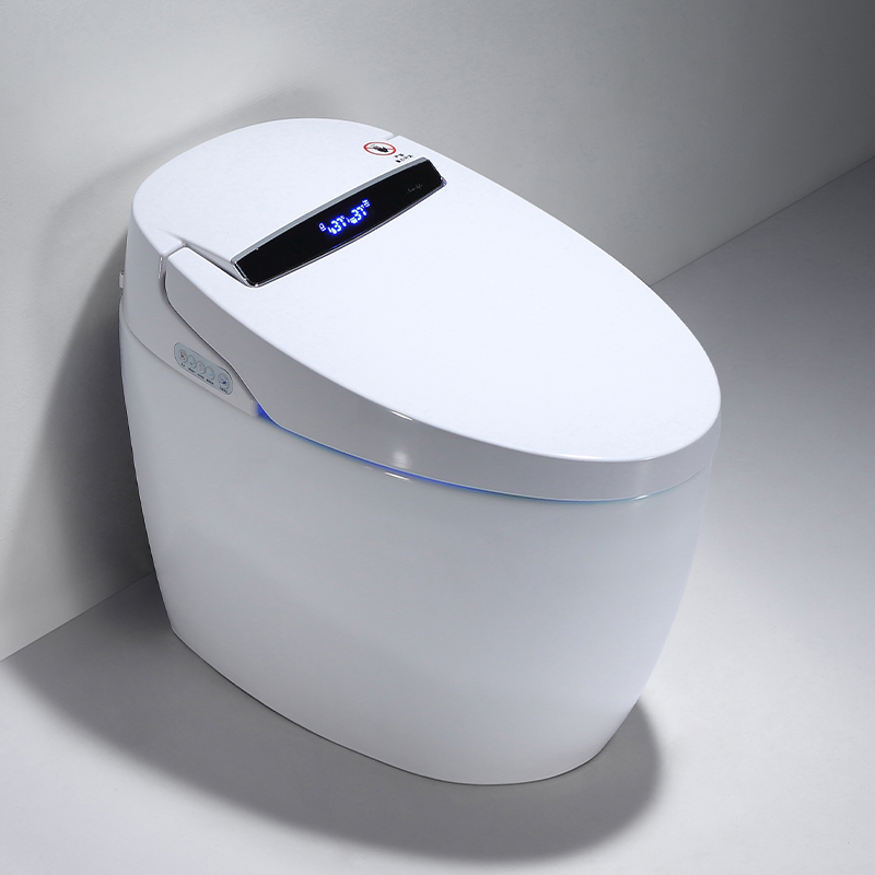 Household smart toilet integrated instant hot automatic flip cover without water pressure limit electric toilet