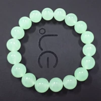 S372 светло -зеленый халцедон один круг 10 мм