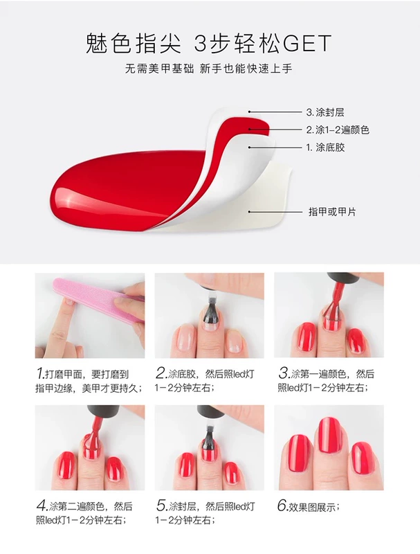 Mới Nail Chính hãng Màu tinh khiết Đỏ Hồng Đỏ Đỏ Hồng huỳnh quang màu cam Barbie QQ Barbie Nail Ba Lan Keo - Sơn móng tay / Móng tay và móng chân