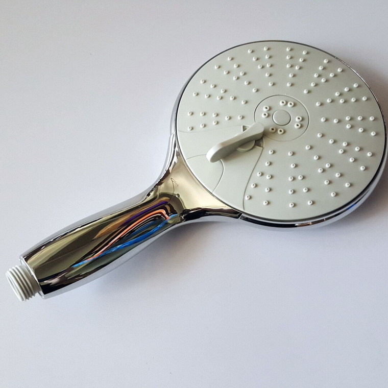 Bathroom shower head pressurized large panel 6-inch three-function hand-held shower head European and American heavy shower head