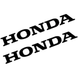 Honda, модифицированная светоотражающая наклейка