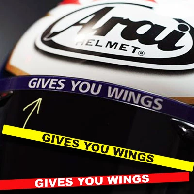 Марк Маркес так же, как Марк Маркес Мотоцикл Безопасный шлем шлема наклейка Персонализированная отражающая буква наклейка