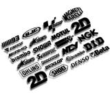 Электрические модифицированные педали, светоотражающая наклейка, комплект