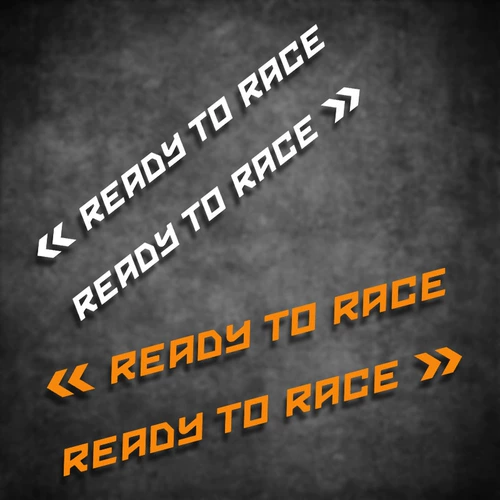 Наклейки на мотоцикл подходят для наклеек на раму мотоцикла KTM READY TO RACE, водонепроницаемые светоотражающие наклейки