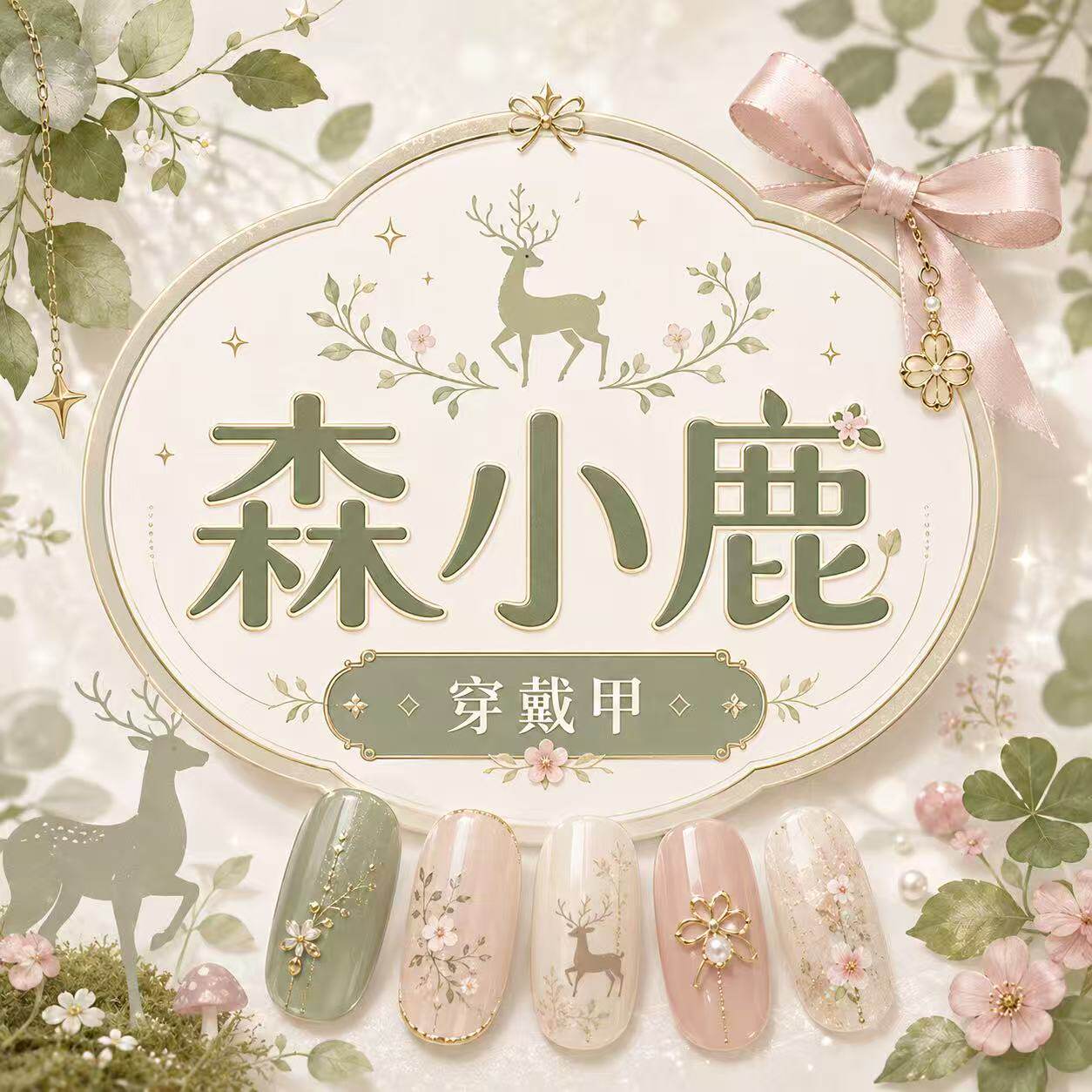 森小鹿 手工定制美甲的LOGO