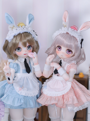 taobao agent DollZone B b 分 菖 4 points bjd doll original design two -dimensional maid coffee SD puppet full set