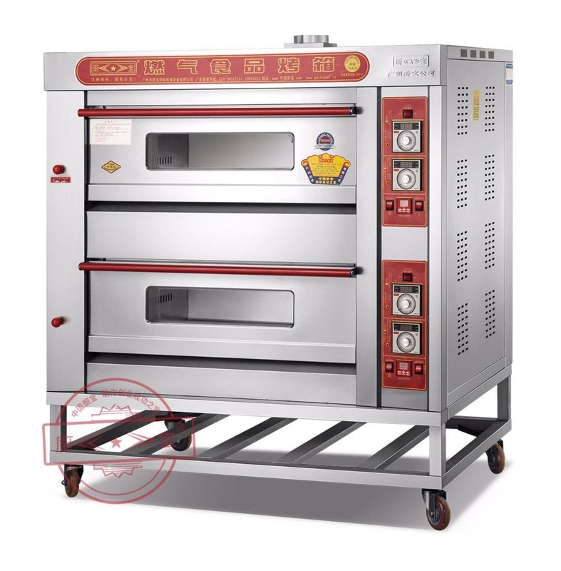 Instant heat electric water heater two-layer four-tray gas oven cake bread oven food oven oven gas gas oven