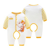 (Broken code clearance) female baby cotton one-piece clothes autumn and winter thickened newborn baby clothes winter clothes