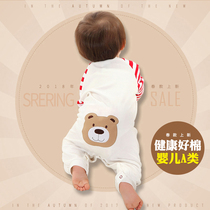 (Broken code clearance) baby clothes newborn male and female baby jumpsuit Spring Net red ha clothing summer Cotton
