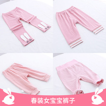 (Broken code clearance) baby leggings autumn and winter 2018 new 1-3 years old girl long pants 2 baby wear