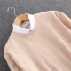 Áo len cashmere cổ tròn nam thanh niên rộng kích thước áo len cổ chữ V mùa thu và mùa đông dày áo len dày màu thường quần áo thể thao