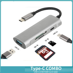 USB 도킹 스테이션 허브 분배기 typec 변환기