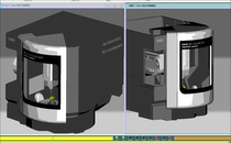 dmu 65 monoBLock de Maggie 3d model five-axis model DMG machine tool model