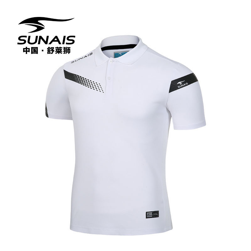 Shulai lion outdoor business POLO shirt short-sleeved quick-drying T-shirt men's breathable sports running quick-drying clothes men's summer fitness